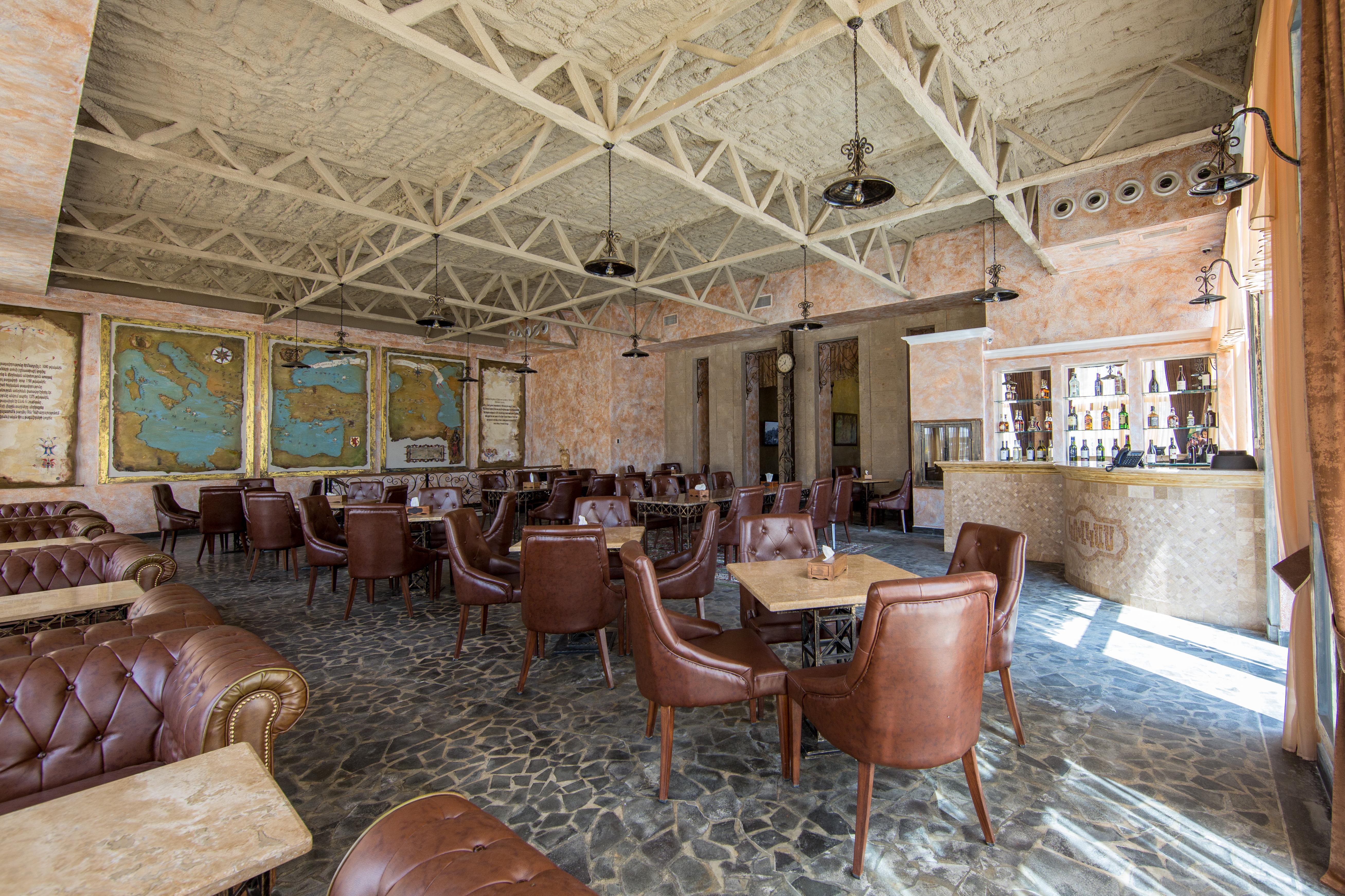 Caucasus Hotel Kasagh Esterno foto The interior of the restaurant