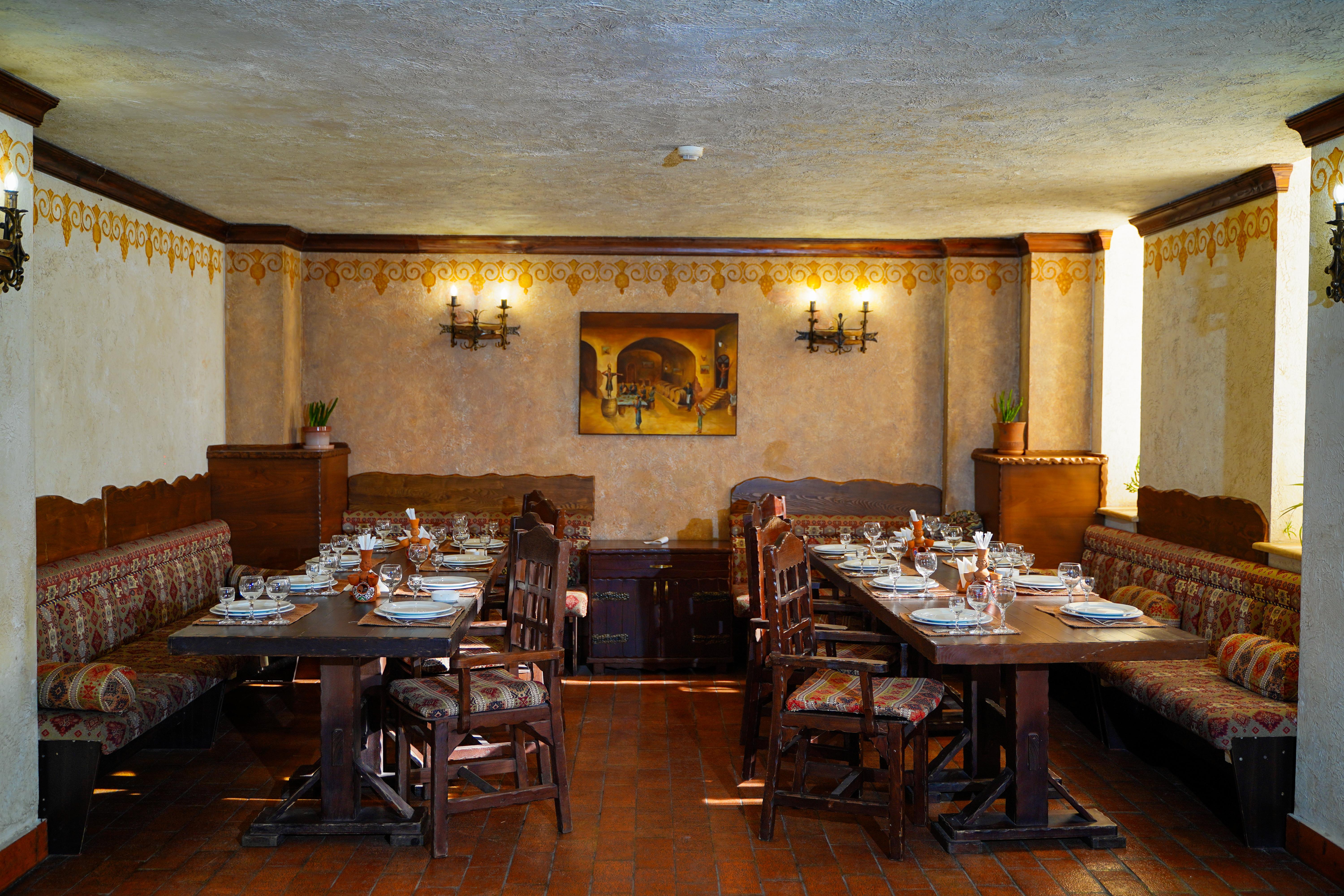 Caucasus Hotel Kasagh Esterno foto Restaurant in the hotel